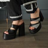 BLOCK HEEL SANDAL