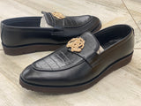 BROWN-Men Formal Moccasins Shoes