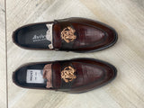 BLACK-Men Formal Moccasins Shoes