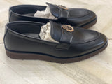 BROWN-Men Formal Moccasins Shoes