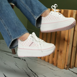 WHITE  FASHION SHOES FOR WOMEN