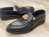 BROWN-Men Formal Moccasins Shoes