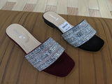WOMEN 2 Women Fancy Flat Slippers Slides DA142  -RS 3650