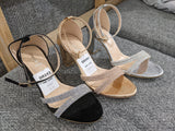 WOMEN 2 Women Party Wear Fancy  Heel Slippers & Sandals DA143  -RS 3650