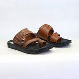 Mens Leather Slippers - Casual Slide Vol 7