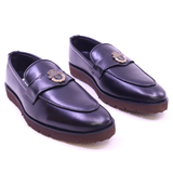 BLACK-Men Formal Moccasins Shoes