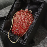 Luxury Bridal Clutch< Crystal Handbag, Fancy Hand Clutch SA433 - RS 16500