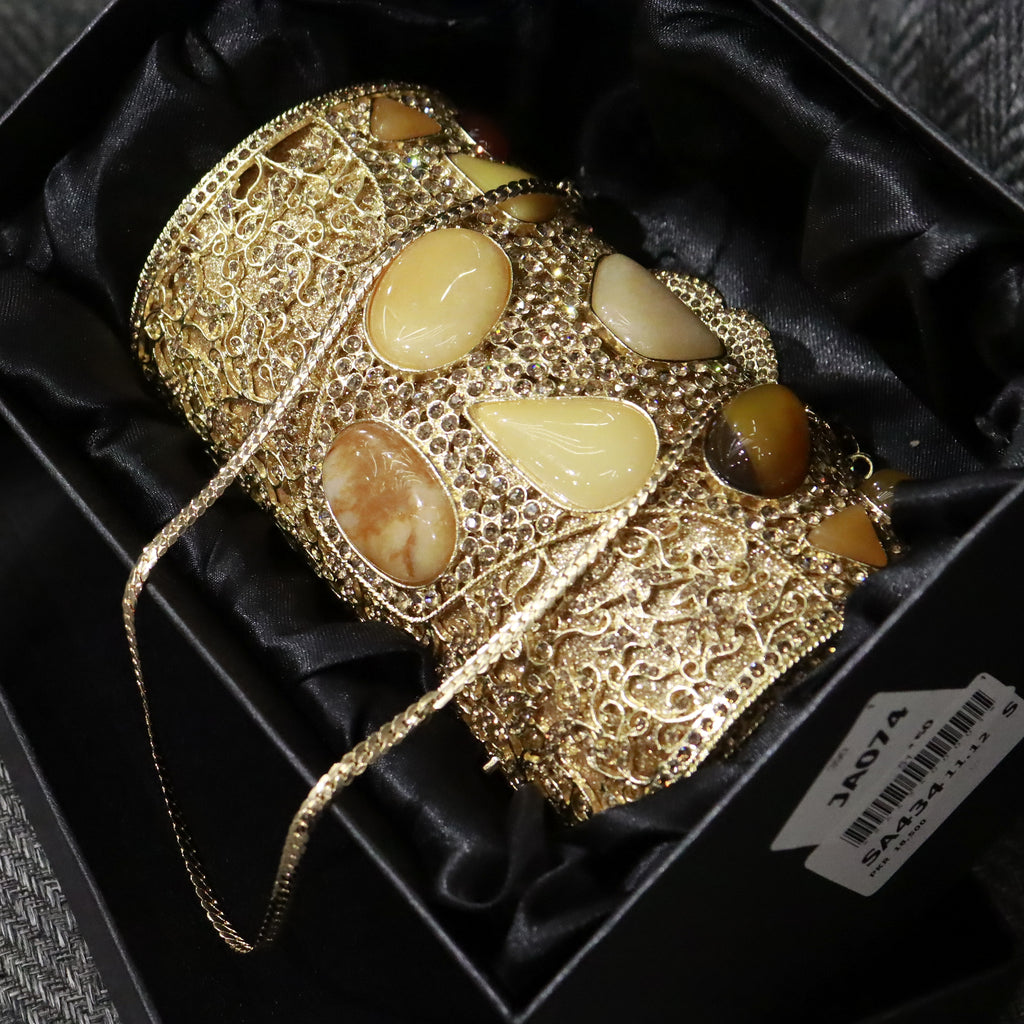 Bridal Luxury Clutch, Fancy Handbag SA434 - RS 18500