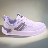 white, gray men sneakers side shot