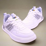 white, gray men sneakers side shot