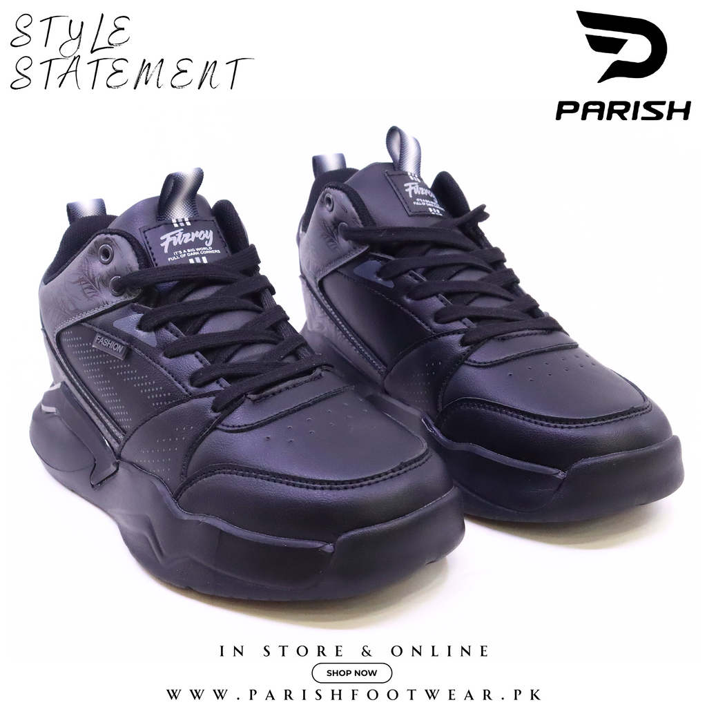 New Men Sport Shoes, Black Joggers Shoes YA961